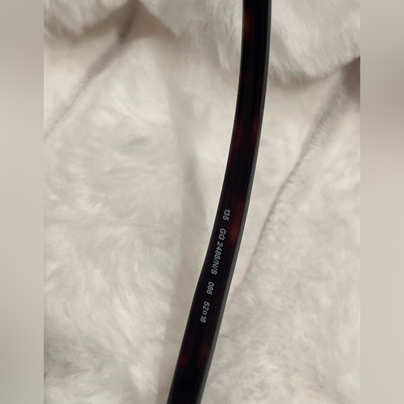 Gucci GG2486/N/Srectangular estilo carey y logo en los brazos - Picture 2 of 7